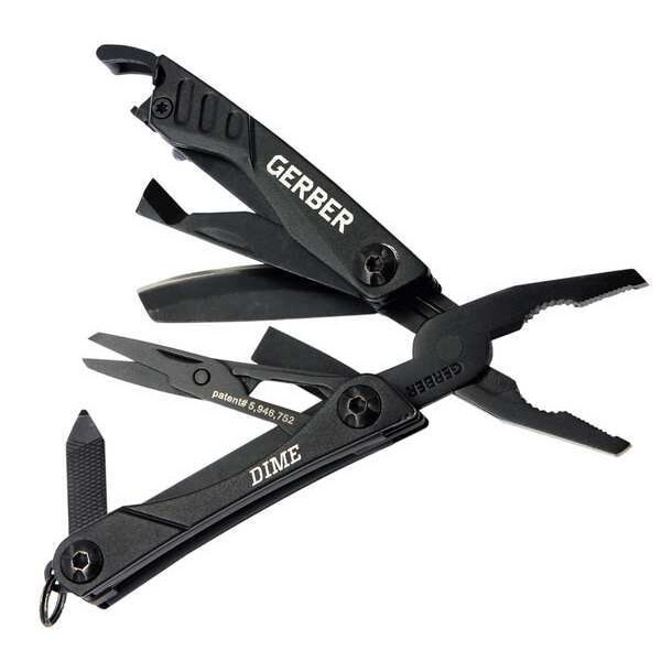 Gerber Multi-Tool,10 Tools,2-3/4 In,Black 31-001134