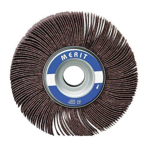 Merit Flap Wheel, 5/8 Dia, 5/8 W, Shk 1/8, 80 08834137481
