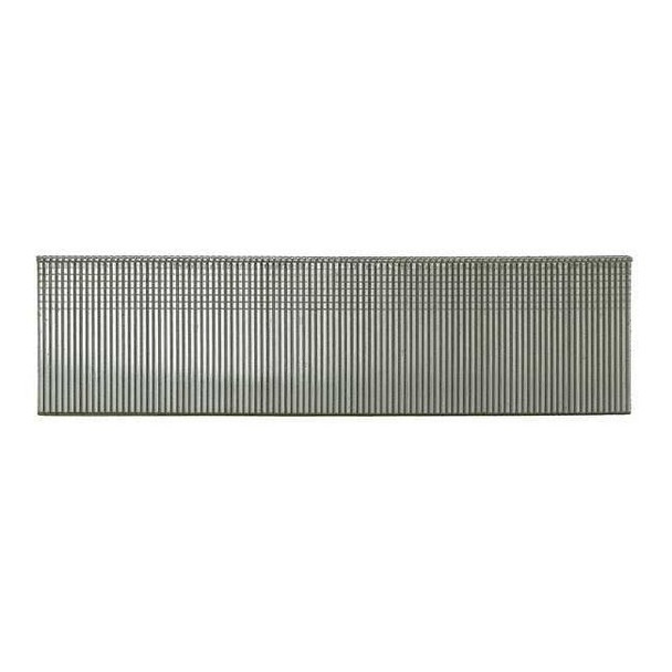 Collated Finishing Nail, 1 in L, 18 ga, Galvanized, Brad Head, Straight, 5000 PK