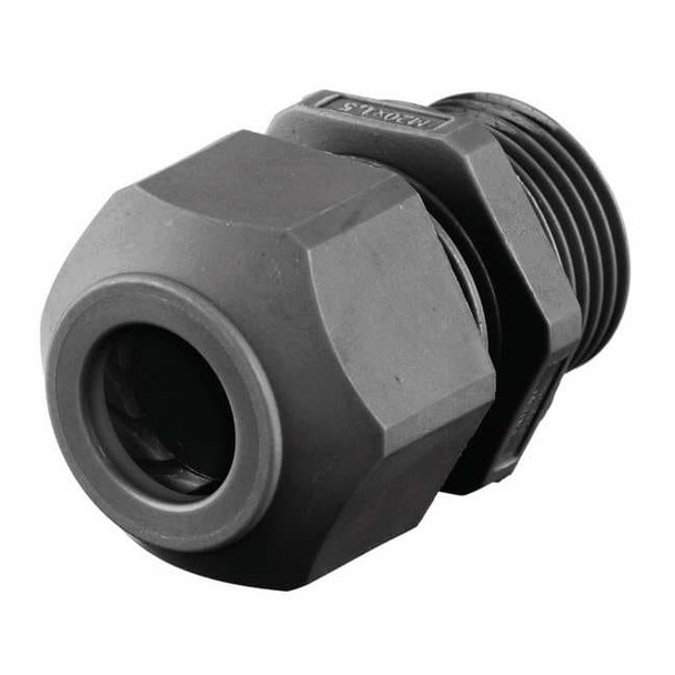 Hubbell Wiring Device-Kellems Cable Connector, PG7, Straight, Black SECP7BA