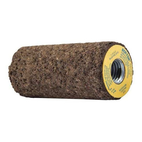 Norton Abrasives Grinding Plug w/Sq Tip,1-1/2 Dia,20 G,ZA 66253344386