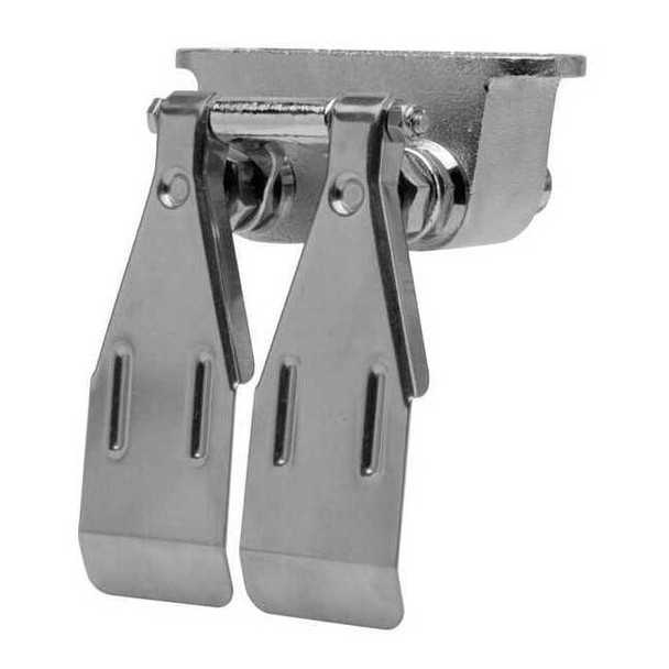 Sani-Lav Double Knee Pedal Valve, 1/2 in MNPT, Nickel/Stainless Steel 111L