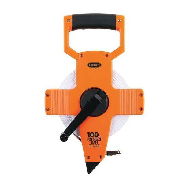 Keson 100 ft Tape Measure, 1/2 in Blade OTR-18-100
