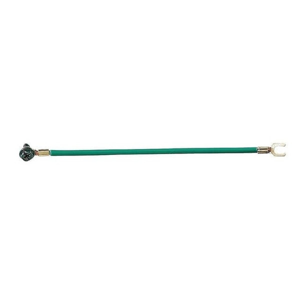 Ideal Grounding Tail,Fork,Green,Pk25 30-3184