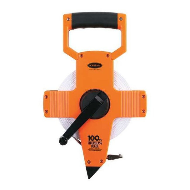 Keson 100 ft Tape Measure, 1/2 in Blade OTR-1810-100