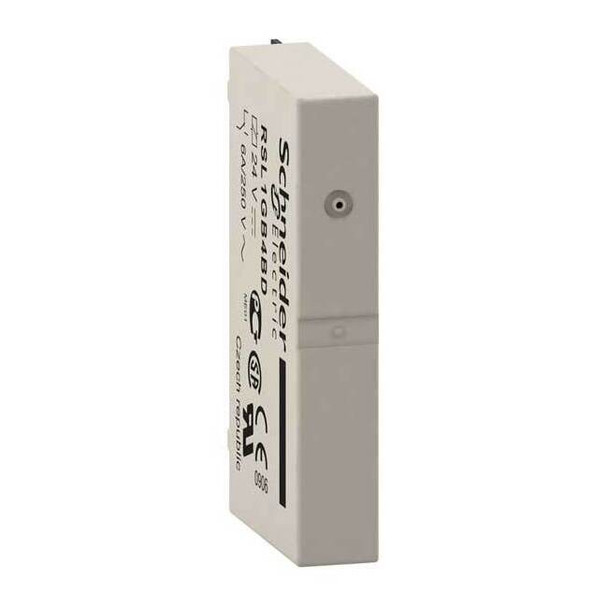 PCB, Slim Plug-In Relay, Square, 6 A, 5 Pins, Plug-in