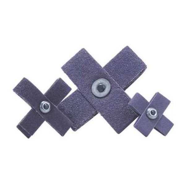 Merit Cross Pad,2-1/4 x 2-1/4 x 1/2,80 Grit 08834184402
