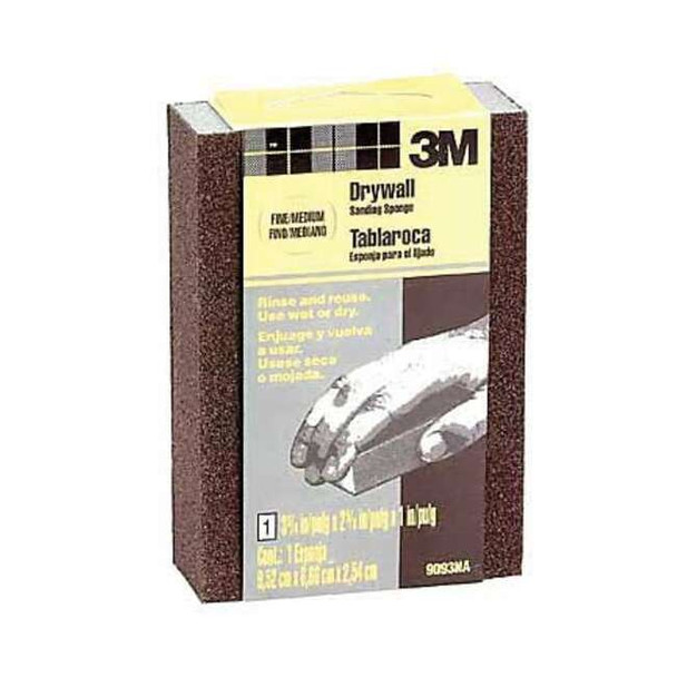 3m Sanding Sponge,2 5/8in W,3 3/4in L,PK24 00051144090938