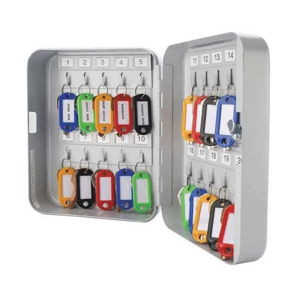 Barska Key Cabinet,20 Capacity,8" H CB12482