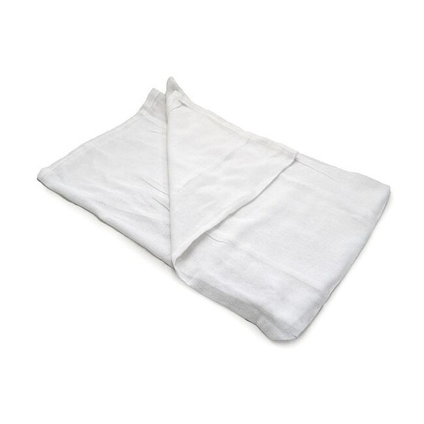 R & R Textile Flour Sack Towel,36" L,Cotton,White,PK12 22862