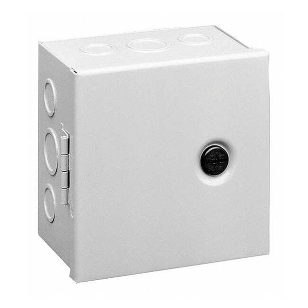 1/4 Turn Latch Electrical Enclosures, 6 in H, 4 in D, 6 in W, 1, Steel
