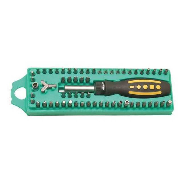 Eclipse 62 Piece Screwdriver Bit Set, 1/4" 800-081