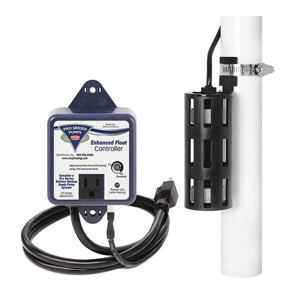 Pro Series Pumps NO Caged Dual Micro-reed Float Switch 115VAC DFC1.5