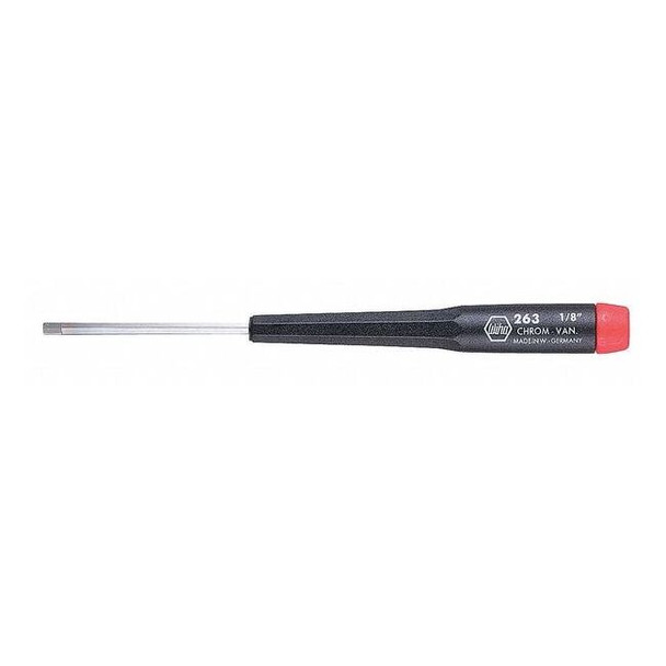 Wiha Precision Hex Screwdriver 7/64 in Round 26326