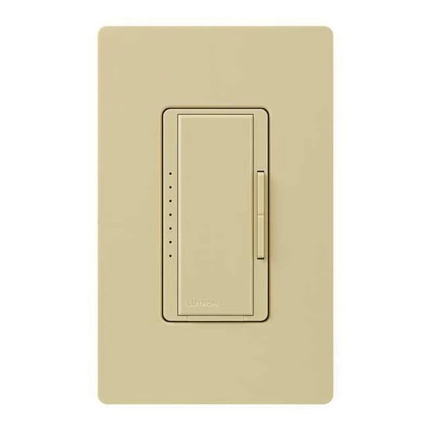 Lutron Lighting Dimmer,Incand,Rocker,Ivory,120V MACL-153M-IV