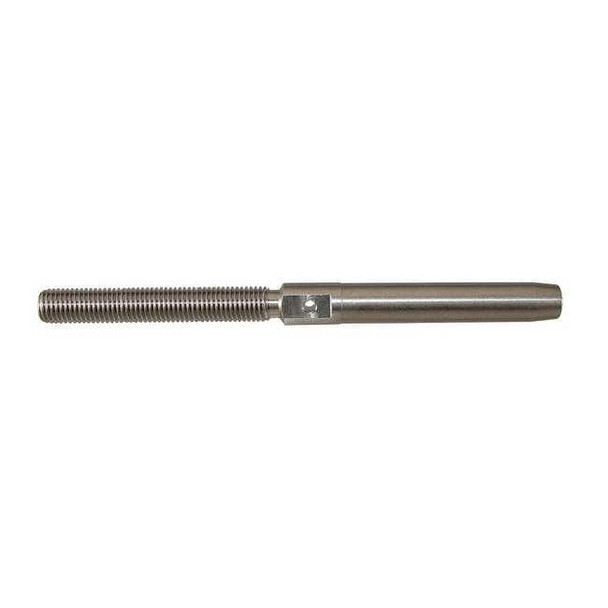 Loos Stud,Right Hand,304 S.S,Cable Size 3/16 MS21259-6RH