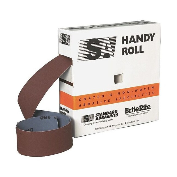 Standard Abrasives Abrasive Roll,1-1/2" W x 150 ft. L,P120G 7010290409