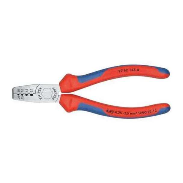 Knipex 5 3/4 in Crimper 23 to 13 AWG 97 62 145 A