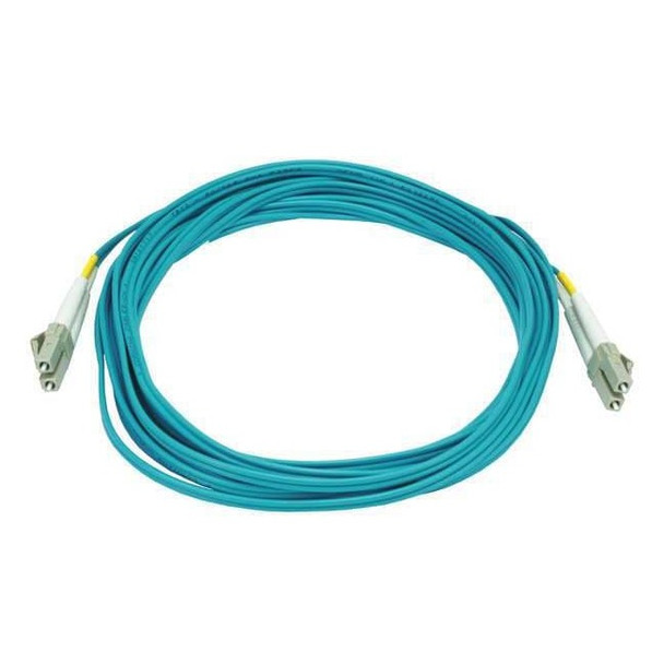 Monoprice Fiber Optic Patch Cord,LC/LC,5m,Aqua 6388