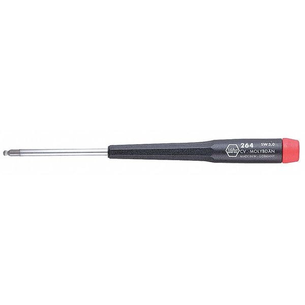 Wiha Precision Hex Screwdriver 1/8 in Round 26431
