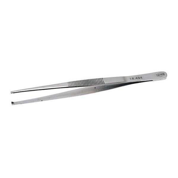 Aven Tweezer,Toothed Straight,5-1/2in.L 18494