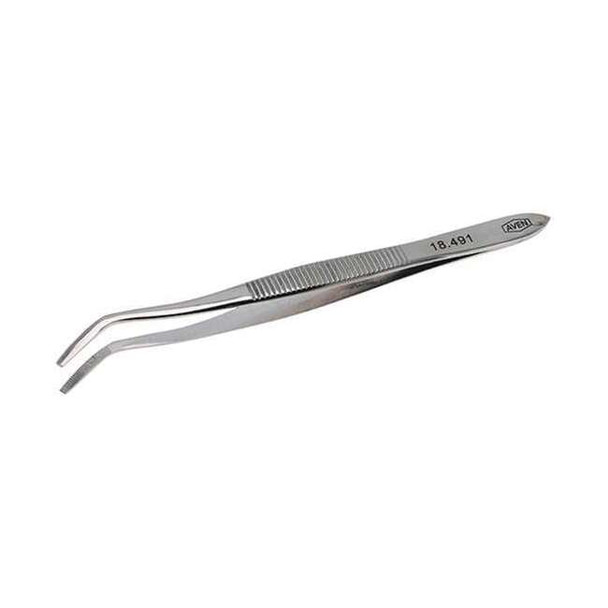 Aven Tweezer,Spade Offset,4-1/2in.L 18491