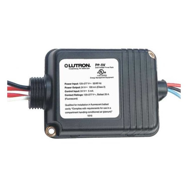 Lutron PowerPack, ForUsewithOccupancySensors, Blk PP-DV