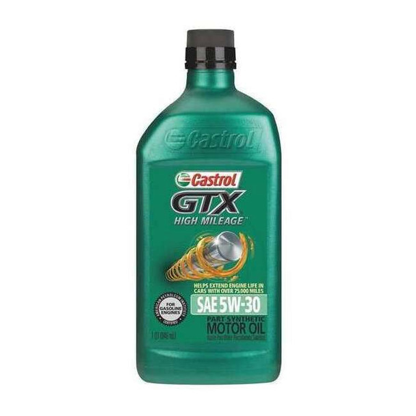 Castrol Motor Oil, 5W-30 SAE, Petroleum, 1 Qt. 06440