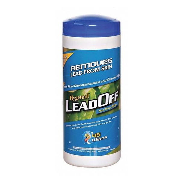 Hygenall Lead Removing Wipes,Canister,PK12 45NRCN
