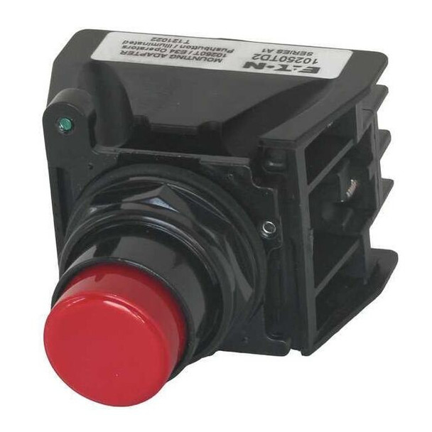 Eaton Hazardous Location Push Button, 30 mm, 1NO/1NC, Red E34EX708R