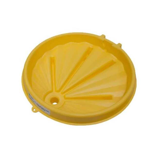 Enpac Funnel,Injection Molded,26inDia,Yellow 3004-YE