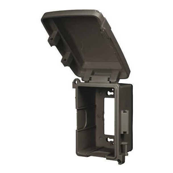 Red Dot 1 -Gang Horizontal or Vertical Weatherproof Cover, ,PVC CKPS-BR