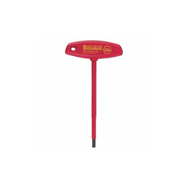 Wiha Hex Key,T Shape,Metric,4" L Handle 33449