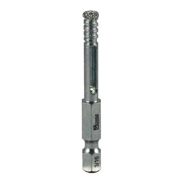 Morse Hole Saw,Diameter:3/16",Diamond Grit DGM03C