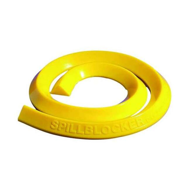 Pig SpillBlocker Barrier Dike,Black,4 In PLR204-BK