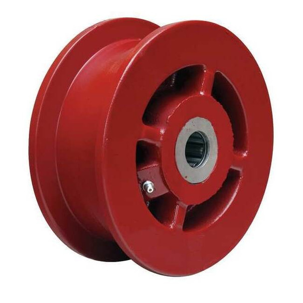 Manufacturer Varies Caster Wheel,Cast Irn,6 in.,2500 lb.,Red WFT-62H-1