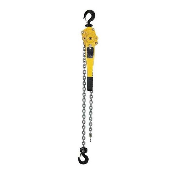 Lever Chain Hoist, 3,000 lb, 10 ft, Hook Mounted - No Trolley