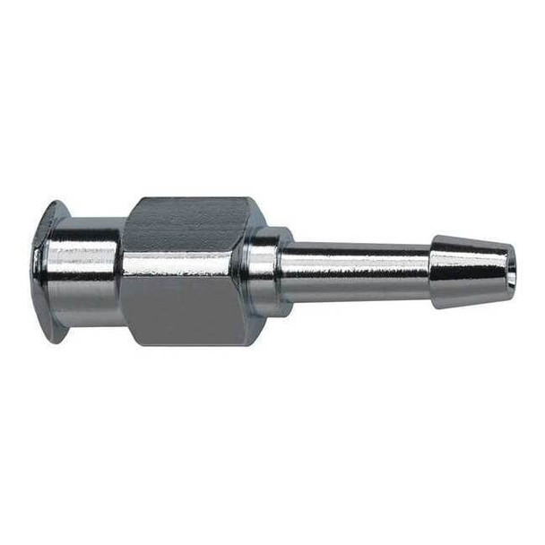 Manufacturer Varies Luer Lock Barb Adapter, Female, Plated Brass, Silver G506