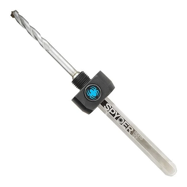 Spyder HoleSawArbor,5/8"-18,For:1-3/8"to6-5/8" 600634P