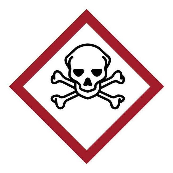 Brady Label,GHS Severe Toxic,Paper,39/Sheet 118899