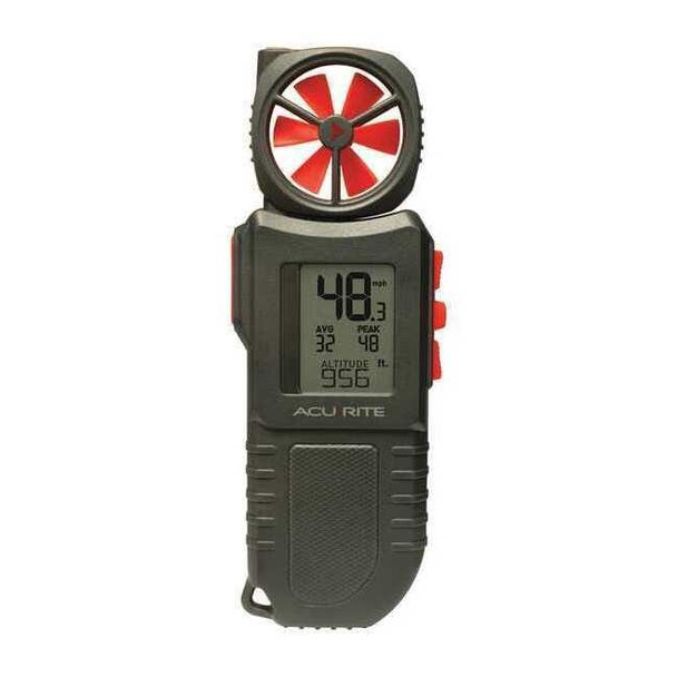 Acurite Anemometer,0 to 199 Velocity (FPM),LCD 00256M