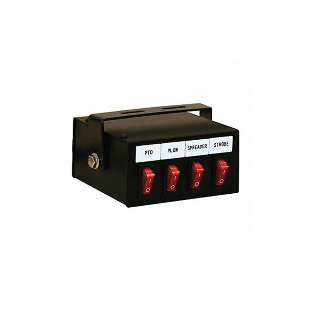 4 Function Backlit Pre-Wired Switch Box Fused With Relay And Circuit Breaker