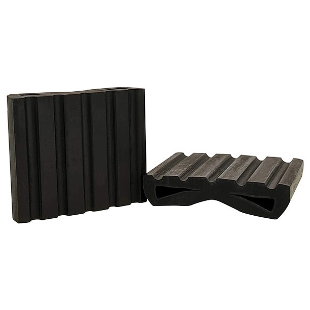 Panavise Repl Jaw Pad, Vise, Neoprene, Non-Marking 346NM