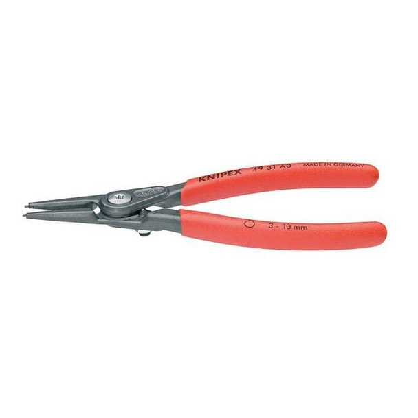 Knipex 5-1/2" Precision External Circlip Pliers, Plastic Grip 49 31 A0