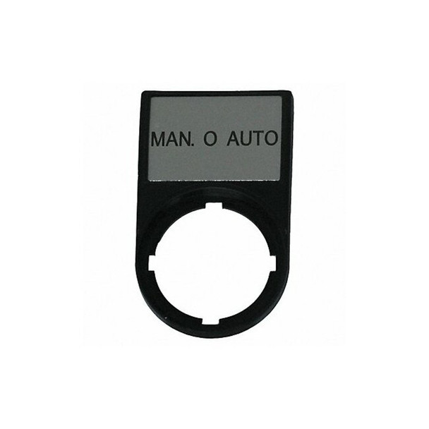 Eaton Legend Plate,Rectangular,Black M22S-ST-GB12