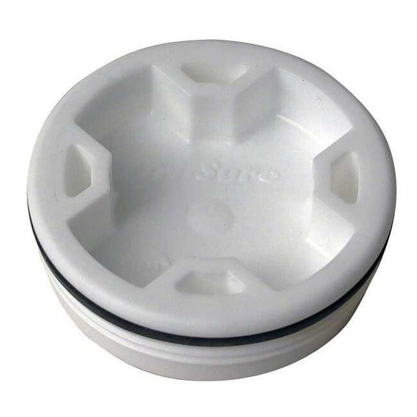 Manufacturer Varies DrumPlug, 2" OD, Polypropylene,Wht,PK10 GTP20P