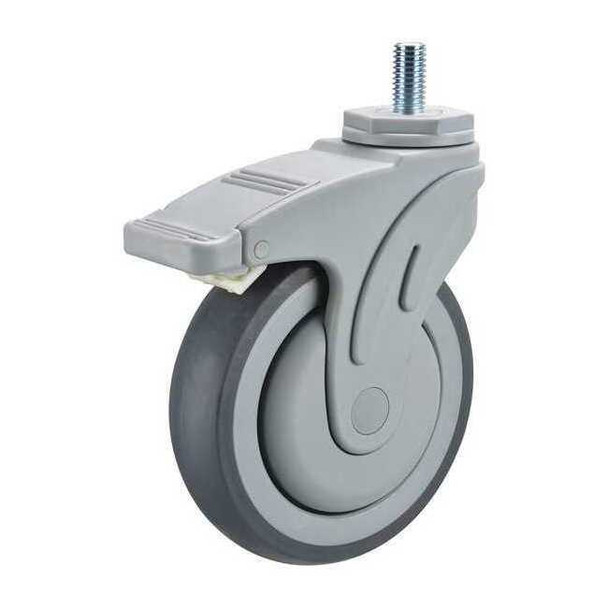 Swivel Stem Cstr w/Totl Lock,4 in,275 lb