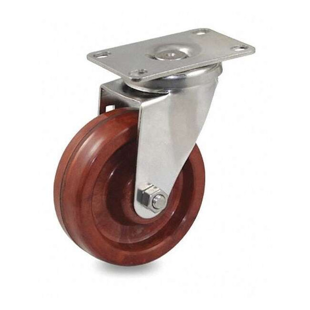 Manufacturer Varies Plate Caster,220 lb. Ld Rating,Swivel P12SX-HRP040G-12