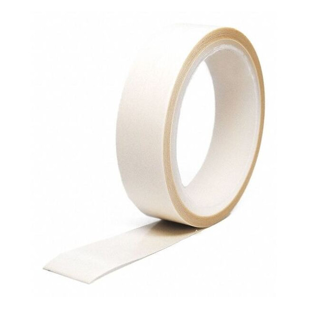 Double-Sided Foam Tape, 3/4 in W, 36 yd L, 1/32 in, Polyester Foam, Double-Sided
