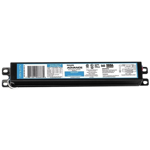 PHILIPS ADVANCE 71 Watts, 2 or 3 Lamps, Electronic Ballast